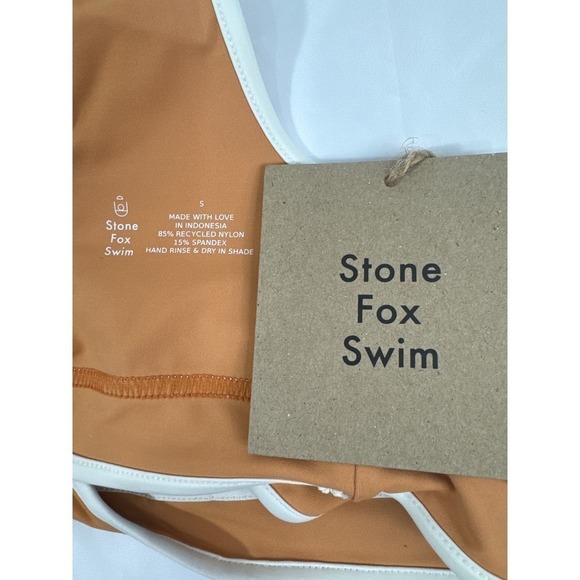Stone Fox SWIM DHALIA Top in Sanstone SMALL NWT - Picture 8 of 8